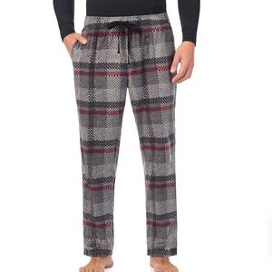 Cuddl Duds Gray Plaid Fleece PJ Pajama Lounge Pant NEW Size 2XB